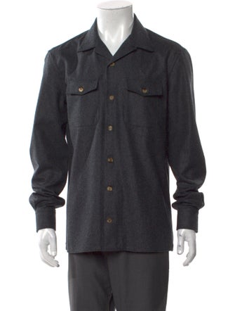 Brunello Cucinelli Long Sleeve Western Shirt