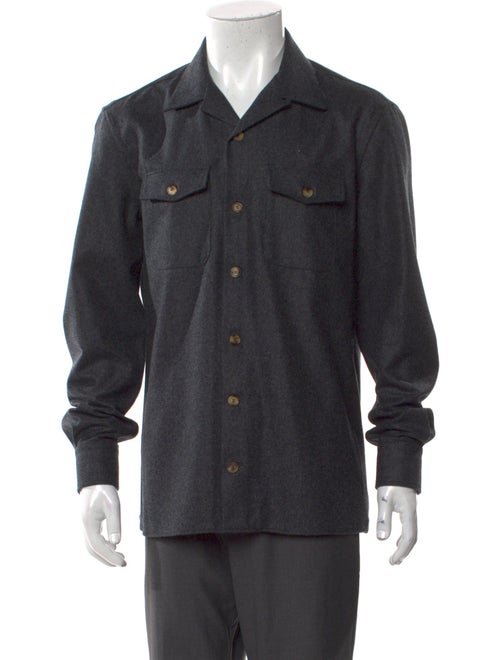 Brunello Cucinelli Long Sleeve Western Shirt