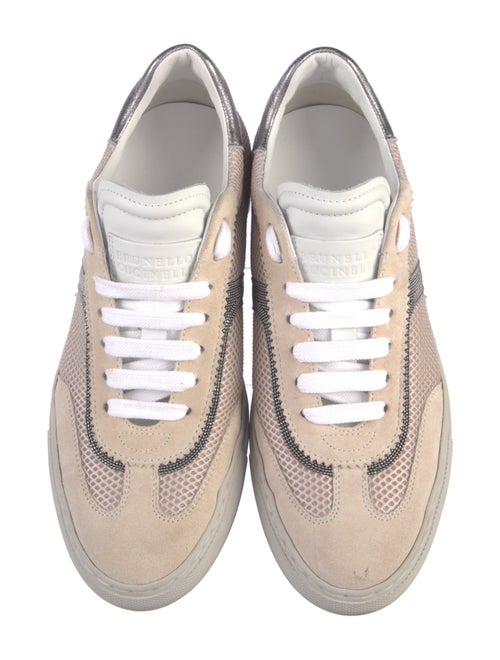 Brunello Cucinelli Monili Suede Sneakers
