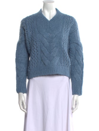 Brunello Cucinelli Alpaca V-Neck Sweater