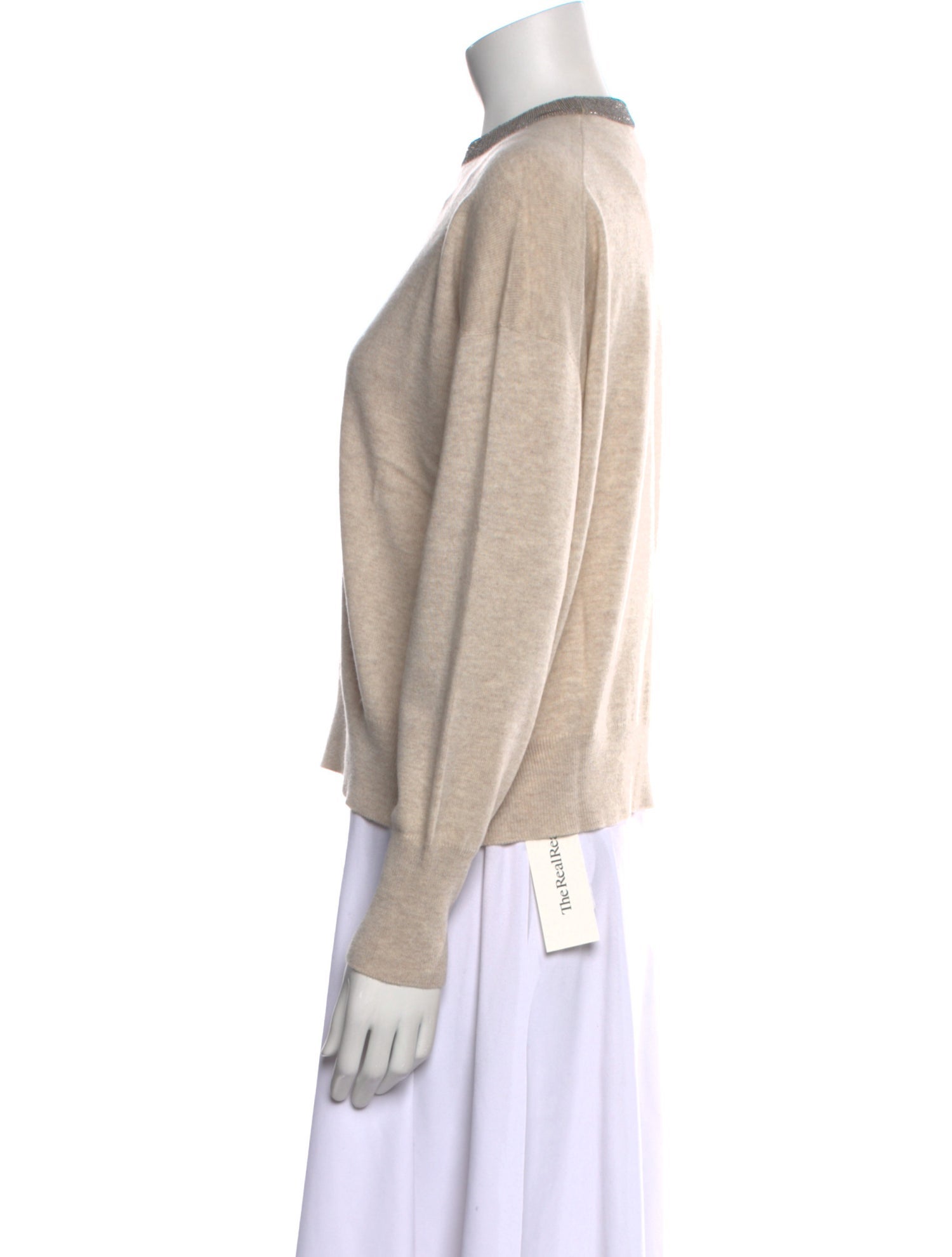 Brunello Cucinelli Cashmere Mock Neck Sweater w/ Tags