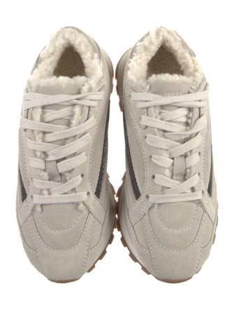 Brunello Cucinelli Suede Athletic Sneakers