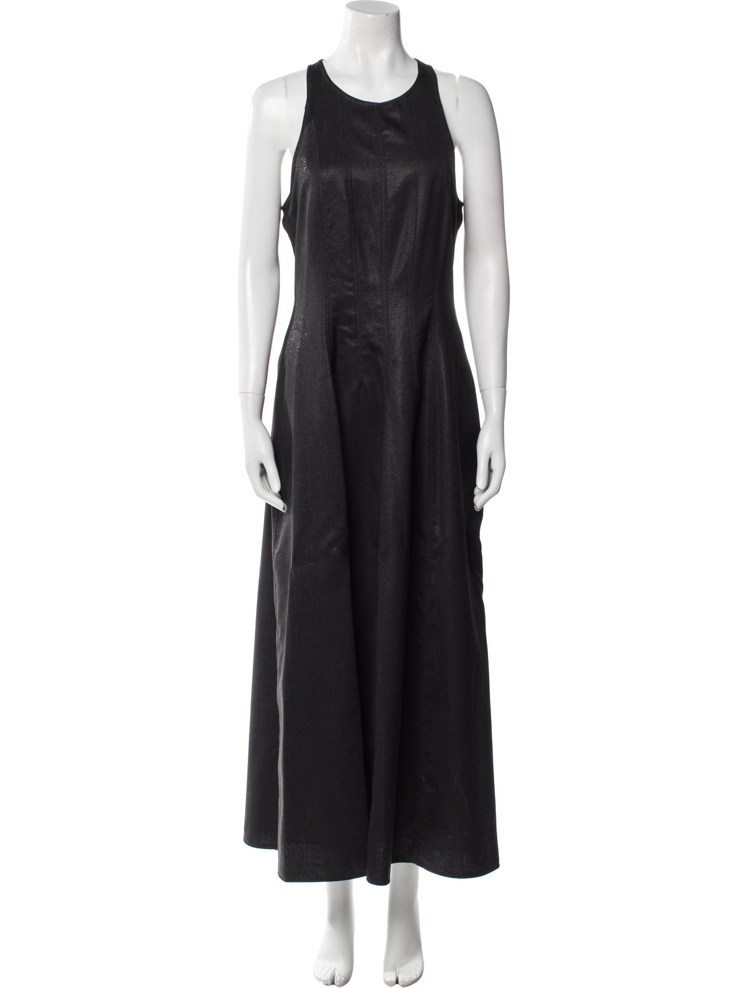 Brunello Cucinelli Scoop Neck Long Dress