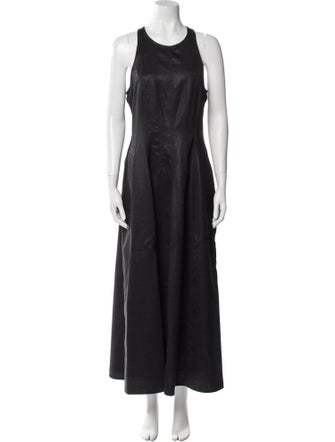 Brunello Cucinelli Scoop Neck Long Dress