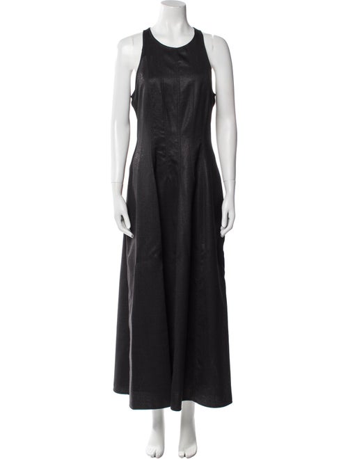 Brunello Cucinelli Scoop Neck Long Dress