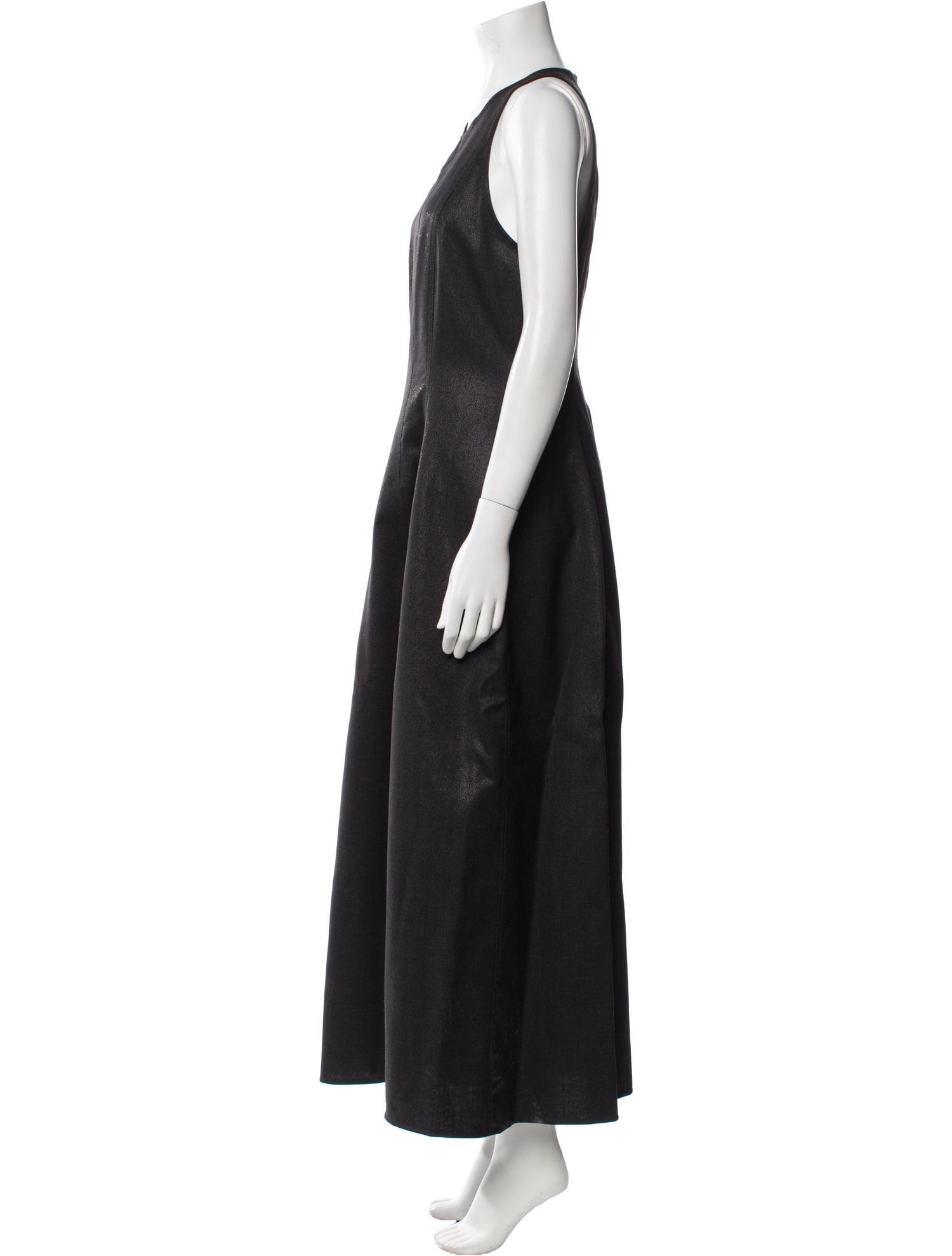 Brunello Cucinelli Scoop Neck Long Dress
