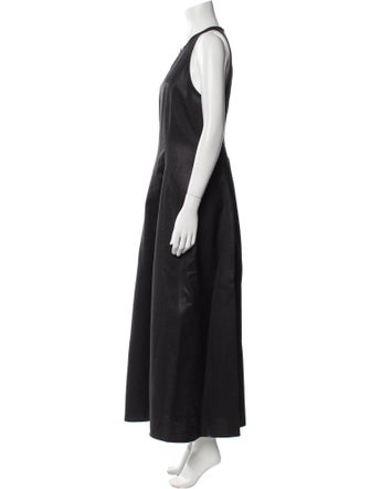 Brunello Cucinelli Scoop Neck Long Dress
