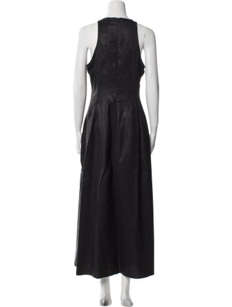 Brunello Cucinelli Scoop Neck Long Dress