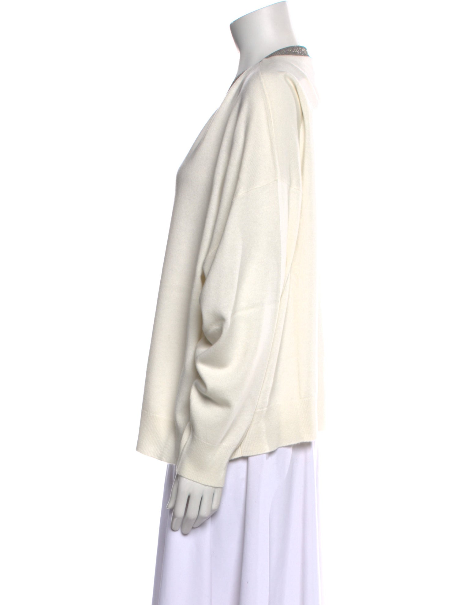 Brunello Cucinelli Cashmere V-Neck Sweater w/ Tags