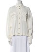 Brunello Cucinelli Silk Long Sleeve Button-Up Top