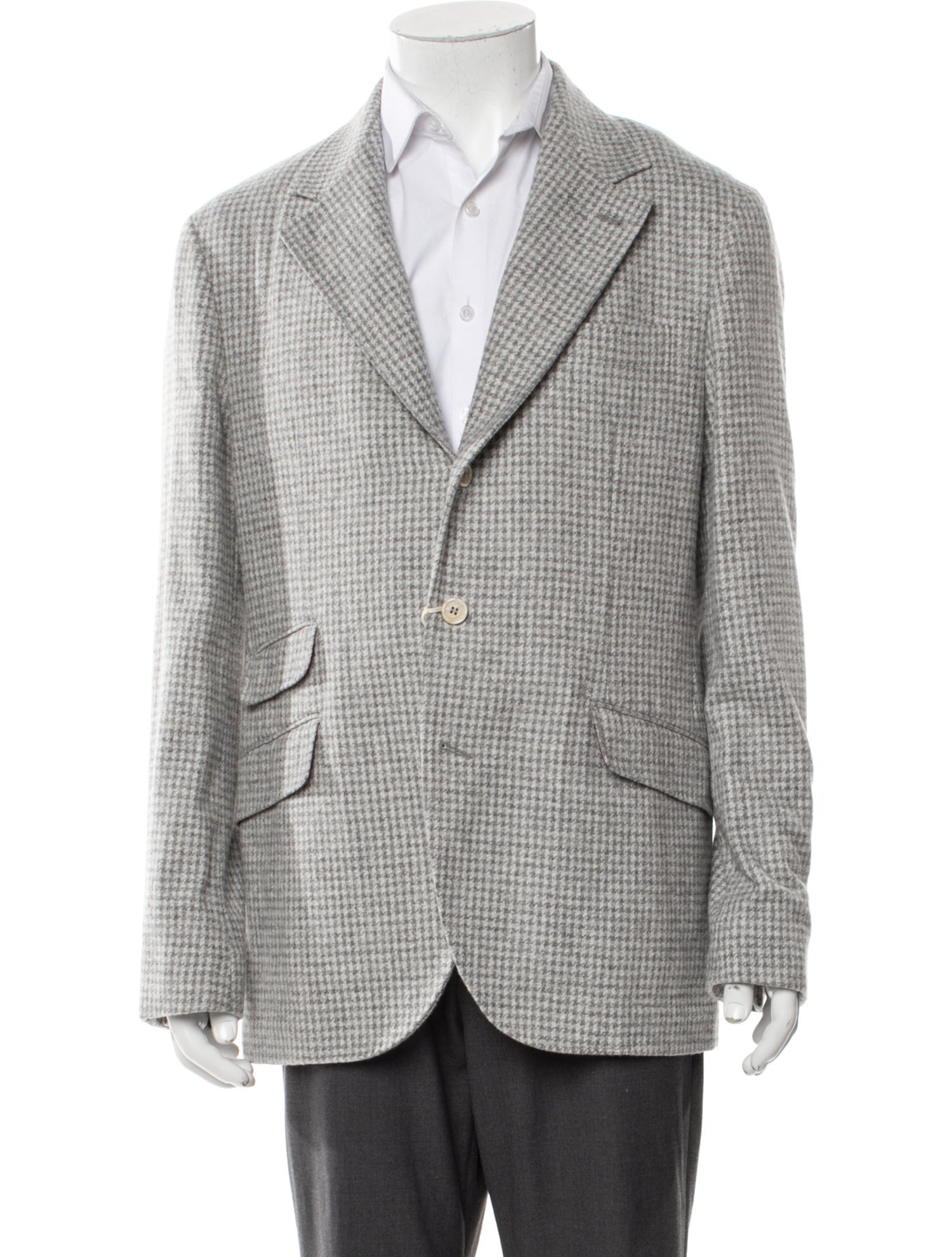 Brunello Cucinelli Houndstooth Print Blazer w/ Tags