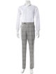 Brunello Cucinelli Silk Plaid Print Two-Piece Suit