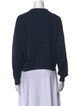 Brunello Cucinelli V-Neck Long Sleeve Crop Top