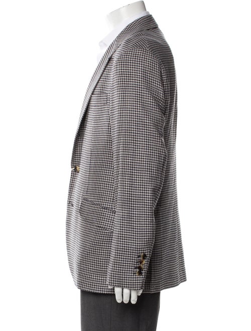 Brunello Cucinelli Houndstooth Print Blazer