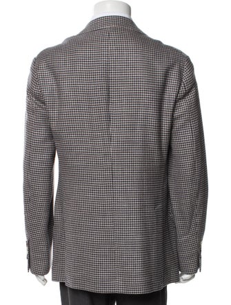Brunello Cucinelli Houndstooth Print Blazer
