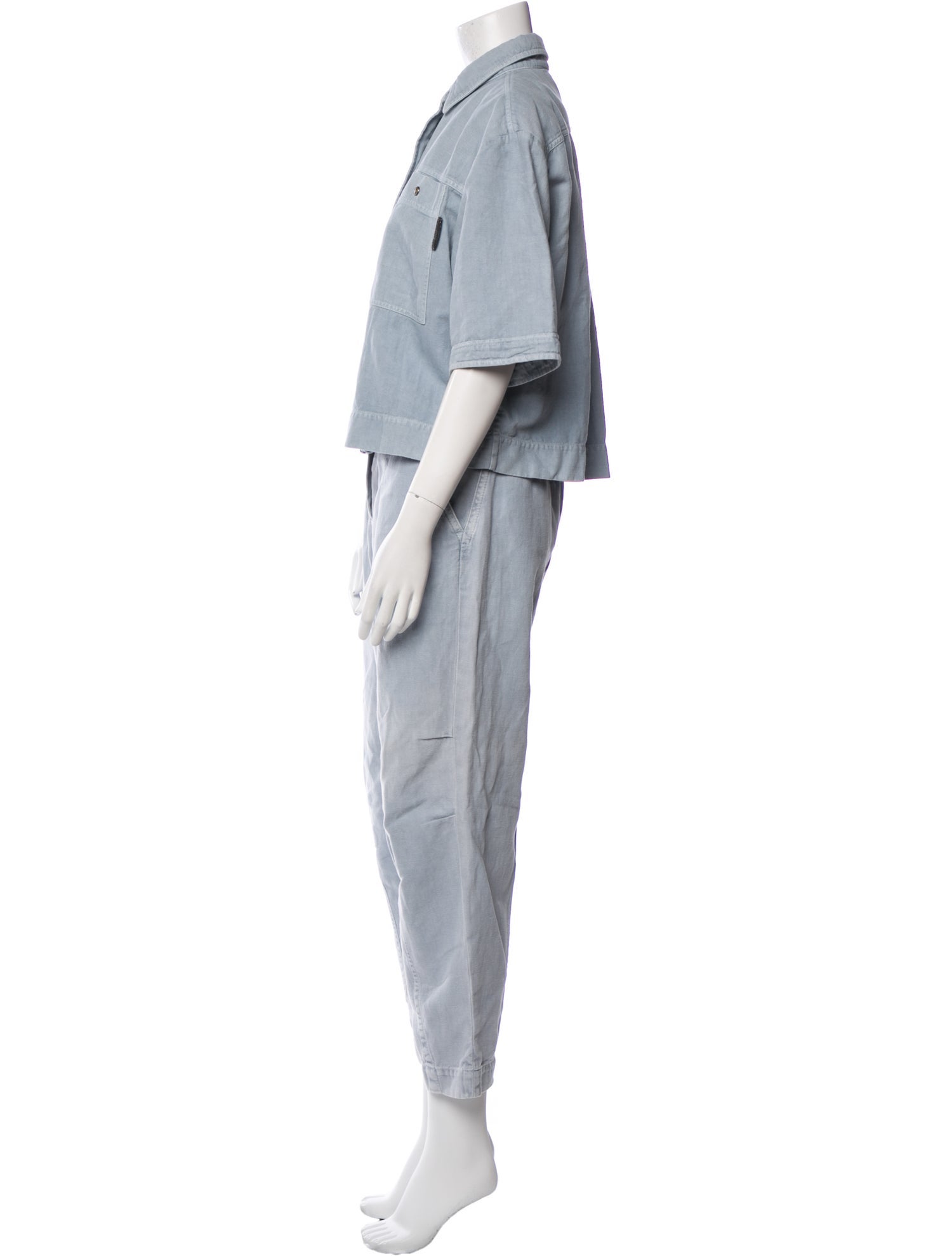 Brunello Cucinelli Beaded Accents Pant Set