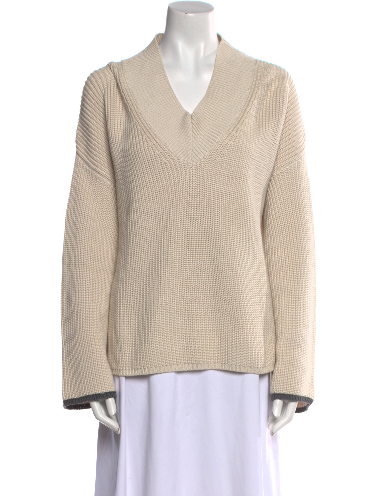 Brunello Cucinelli V-Neck Sweater w/ Tags
