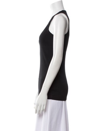 Brunello Cucinelli Scoop Neck Sleeveless Top