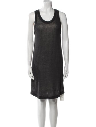 Brunello Cucinelli Scoop Neck Mini Dress