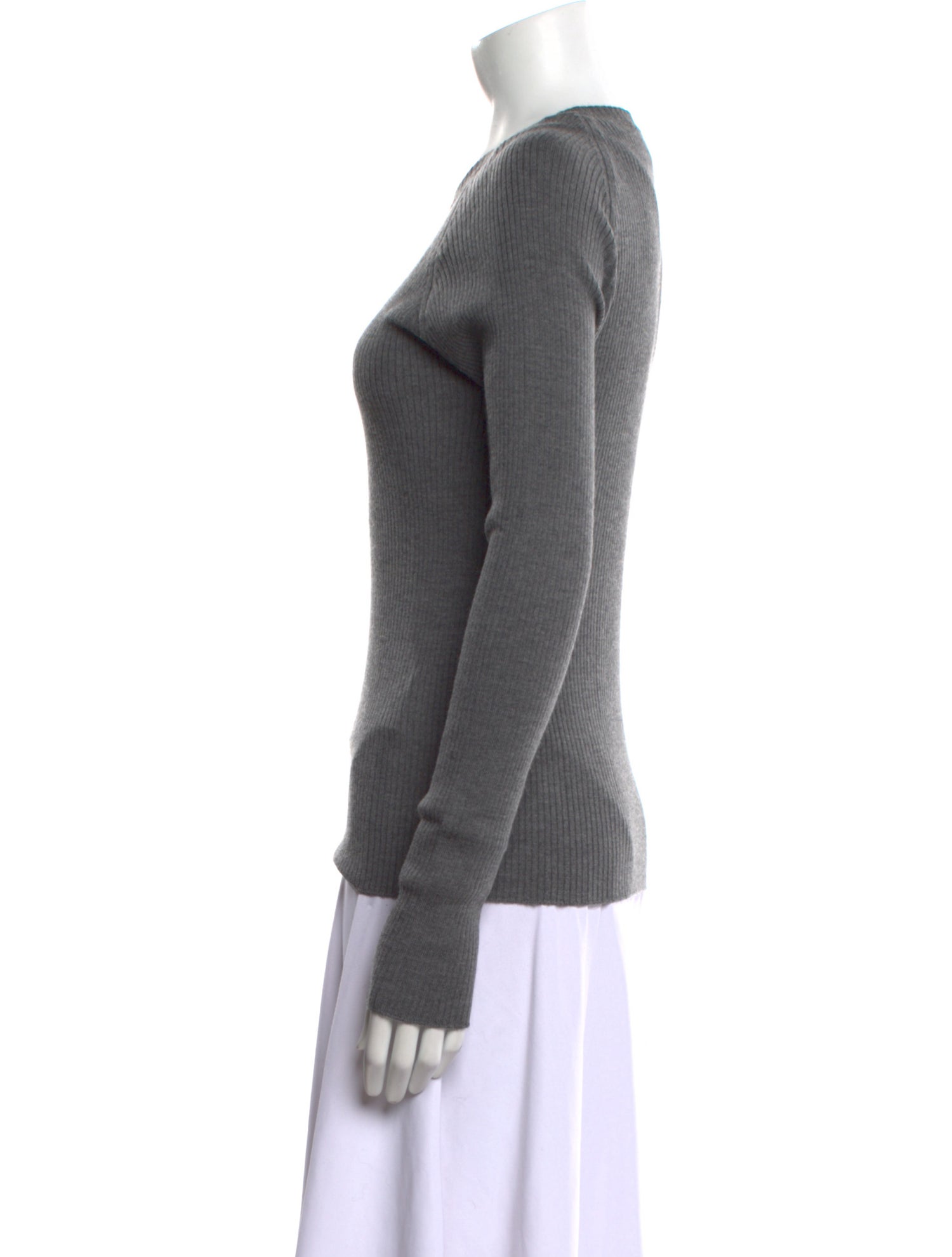 Brunello Cucinelli Virgin Wool Scoop Neck Sweater