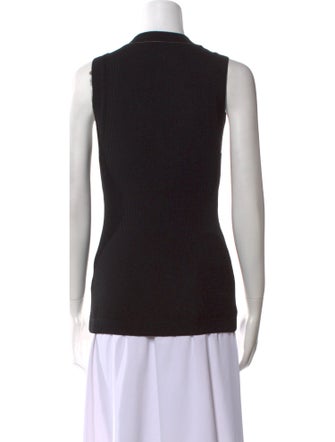 Brunello Cucinelli Wool V-Neck Top