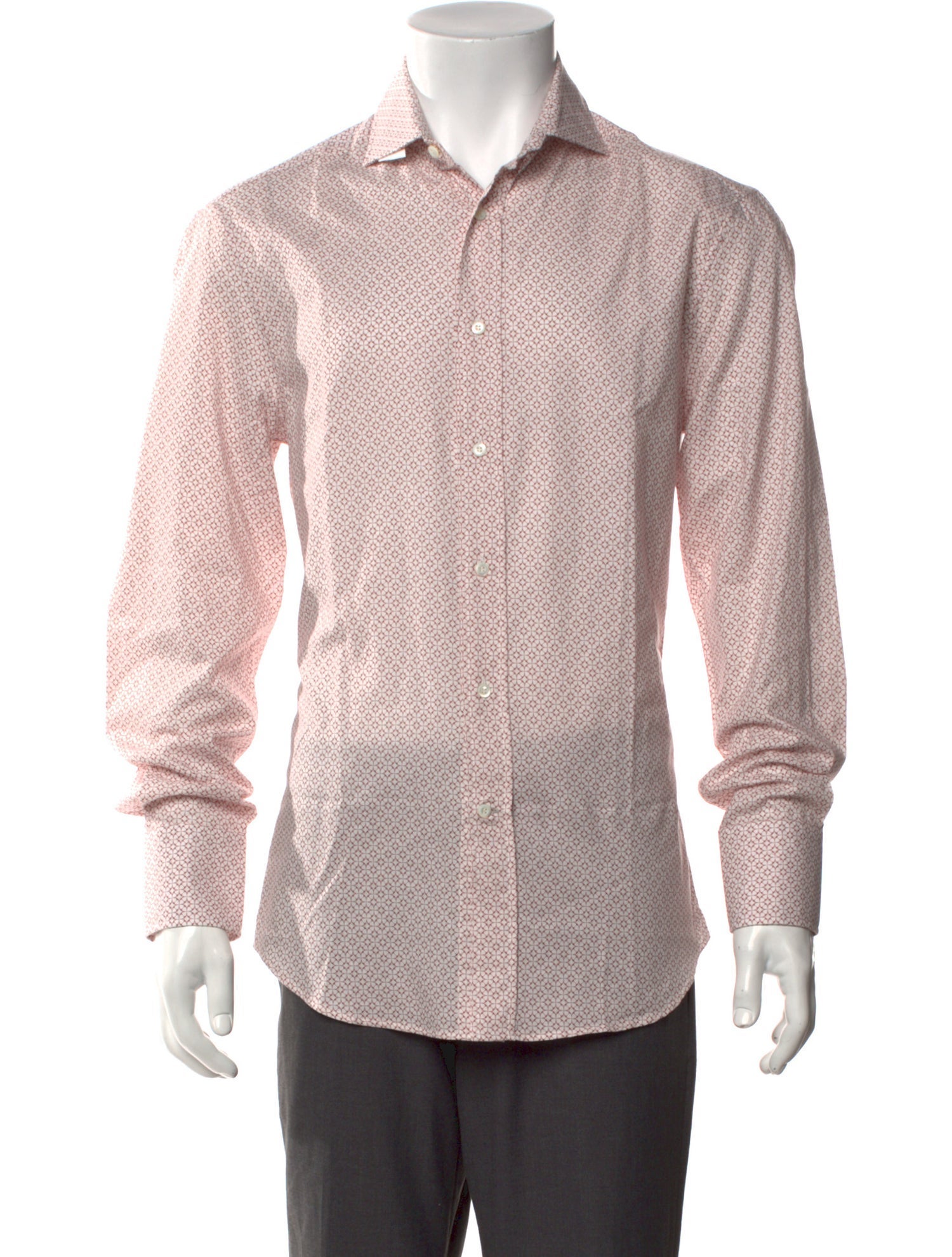 Brunello Cucinelli Printed Long Sleeve Shirt