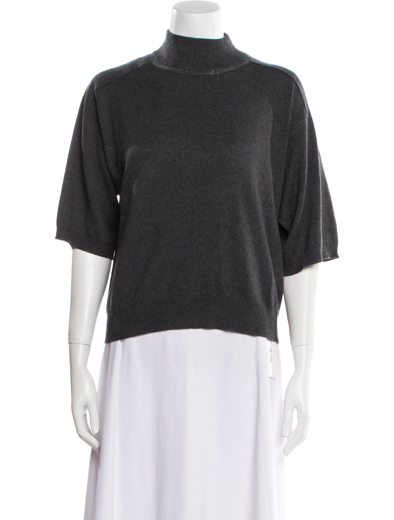 Brunello Cucinelli Cashmere Mock Neck Sweater w/ Tags