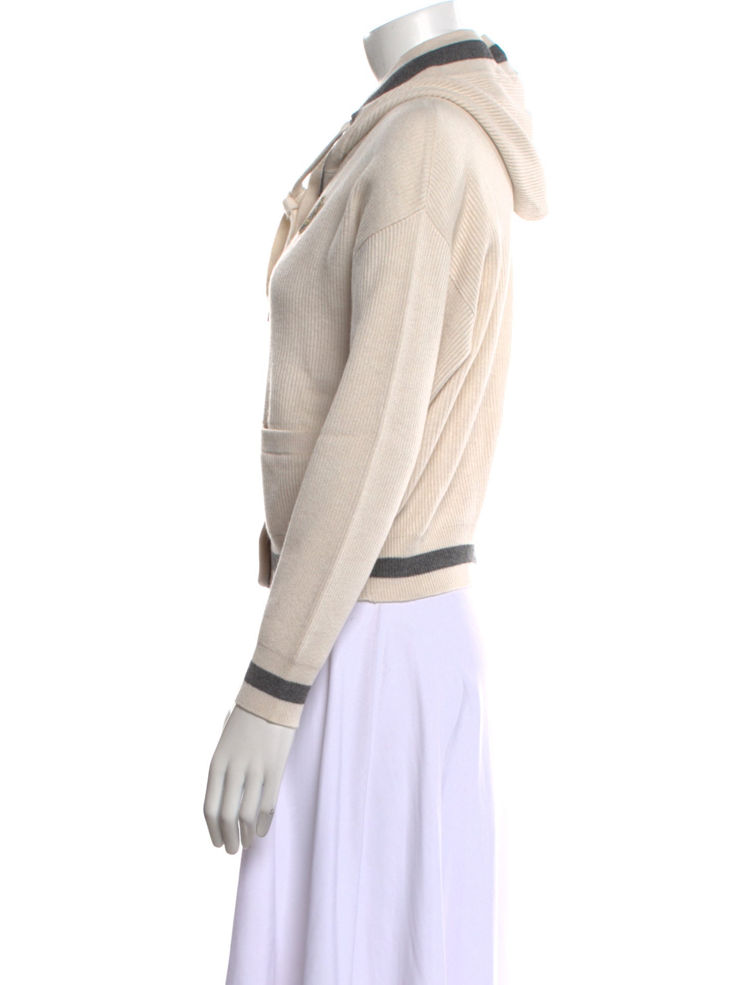 Brunello Cucinelli Cashmere Colorblock Pattern Sweater w/ Tags