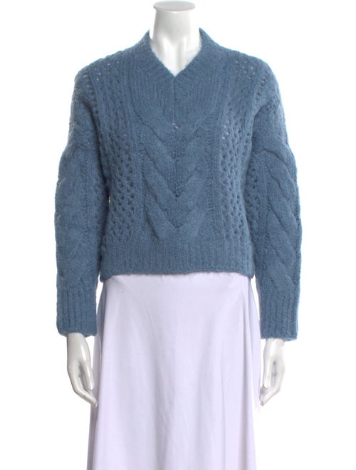 Brunello Cucinelli Alpaca V-Neck Sweater