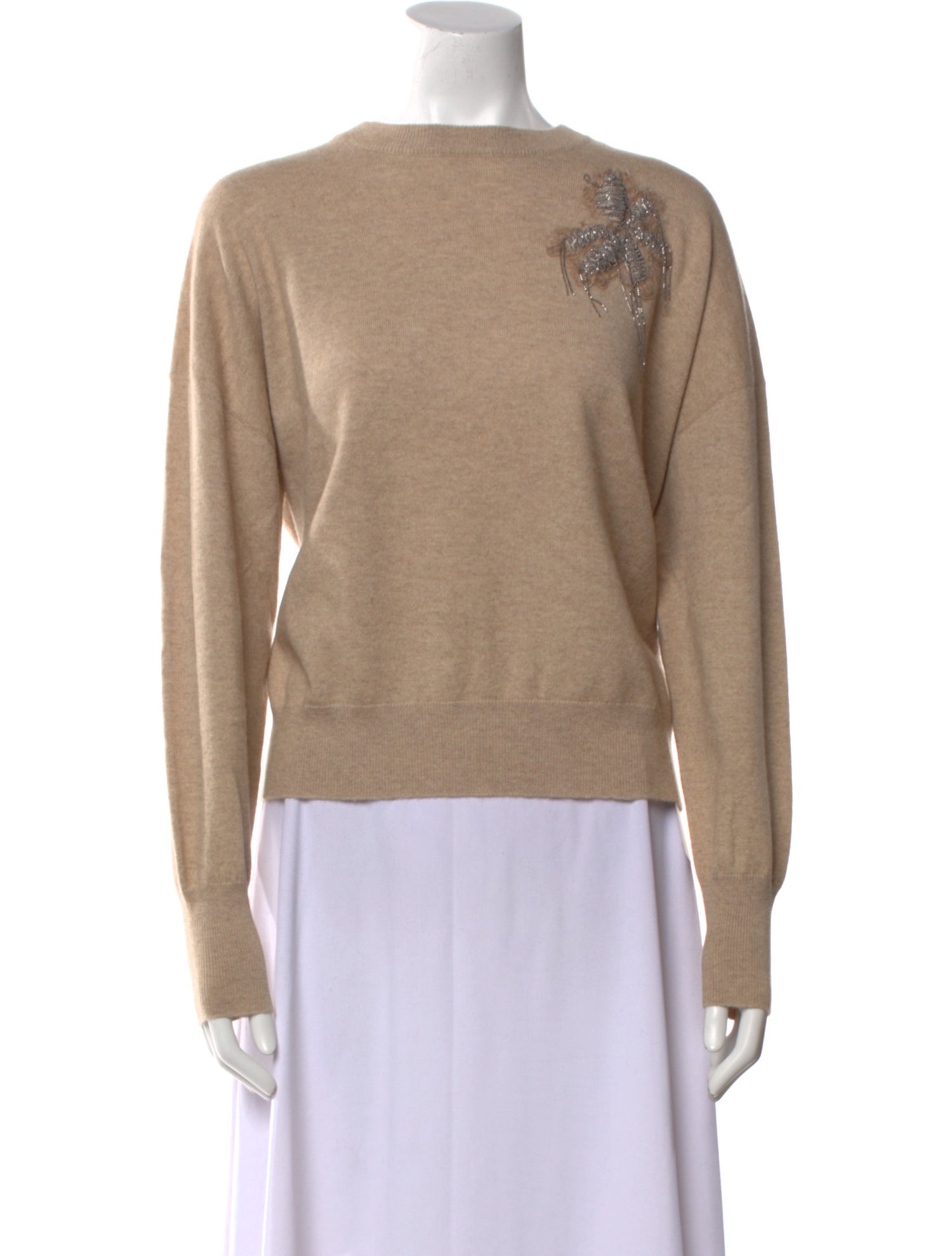 Brunello Cucinelli Cashmere Scoop Neck Sweater