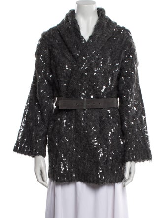 Brunello Cucinelli Alpaca Printed Evening Jacket