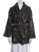 Brunello Cucinelli Alpaca Printed Evening Jacket