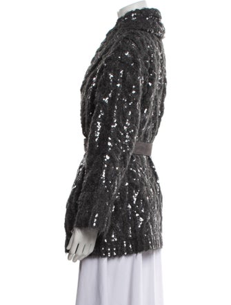 Brunello Cucinelli Alpaca Printed Evening Jacket