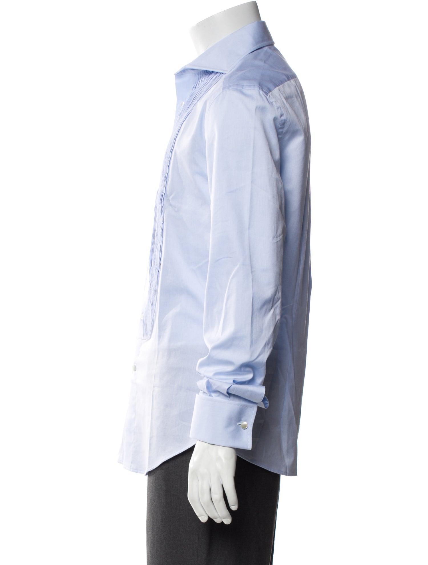 Brunello Cucinelli Long Sleeve Tuxedo Shirt