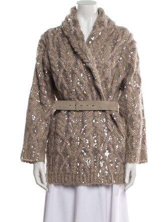 Brunello Cucinelli Alpaca Printed Evening Jacket