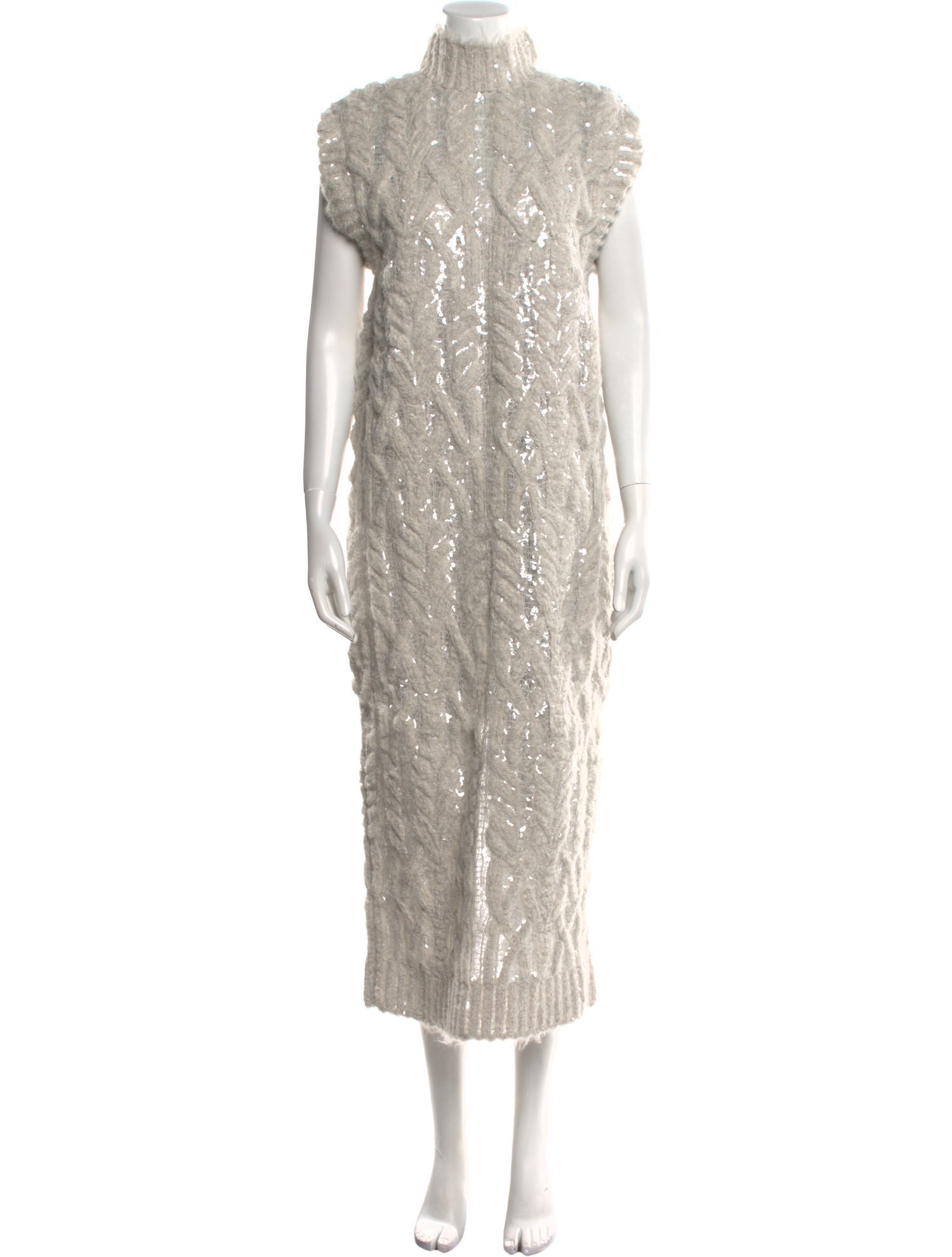 Brunello Cucinelli Alpaca Long Dress