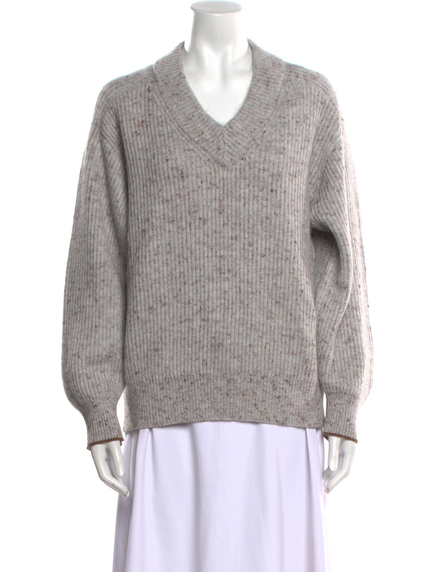 Brunello Cucinelli Wool V-Neck Sweater