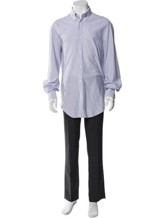 Brunello Cucinelli Striped Long Sleeve Shirt