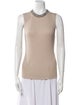 Brunello Cucinelli Crew Neck Sleeveless Top