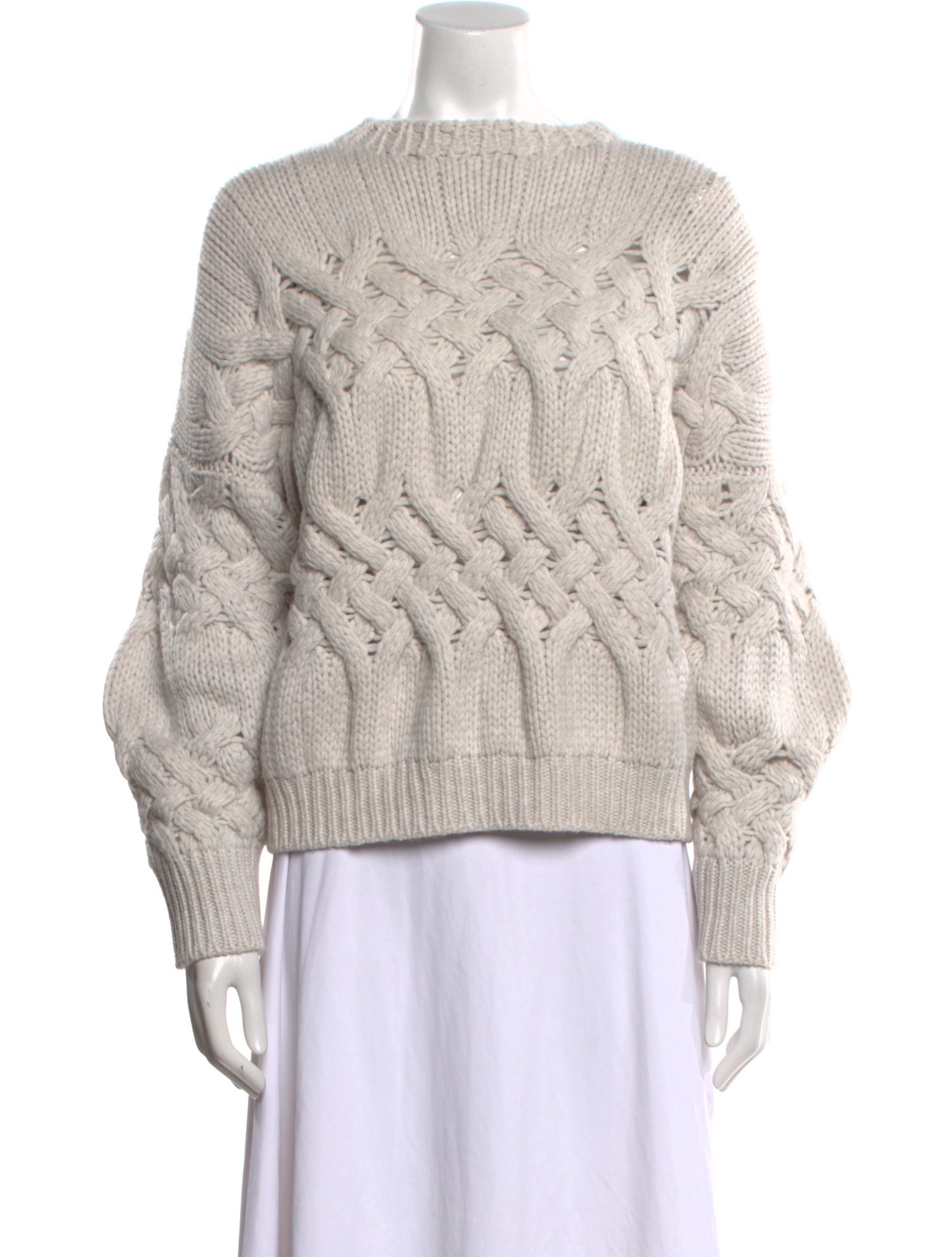 Brunello Cucinelli Cashmere Bateau Neckline Sweater w/ Tags