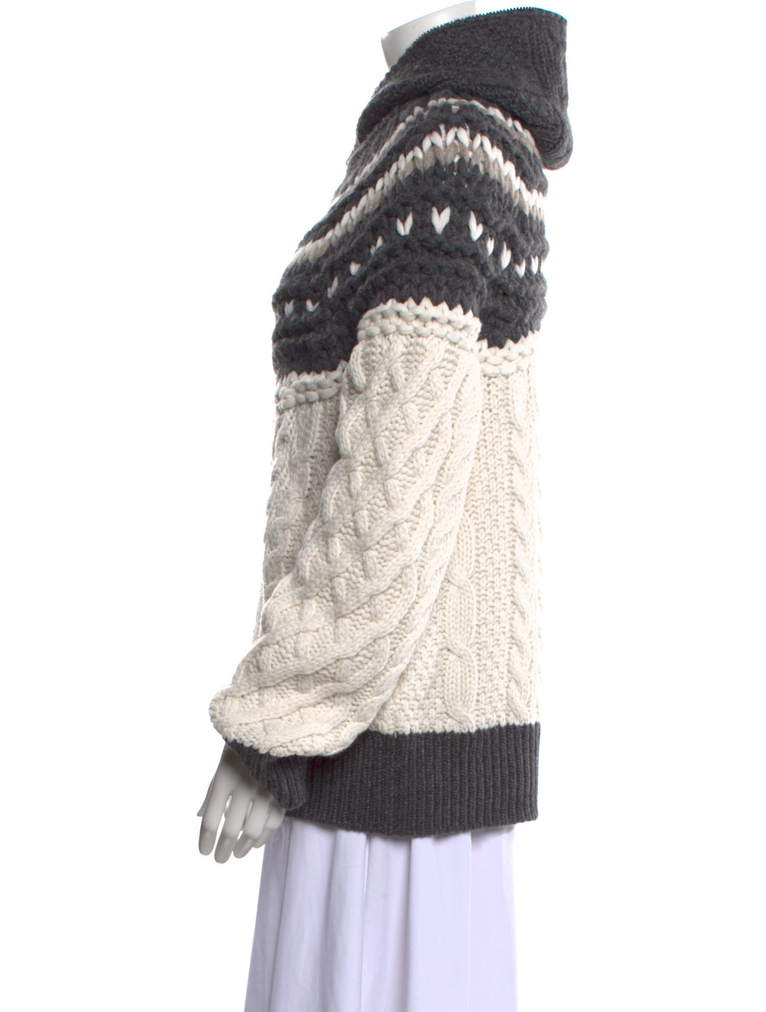 Brunello Cucinelli Cashmere Patterned Sweater w/ Tags