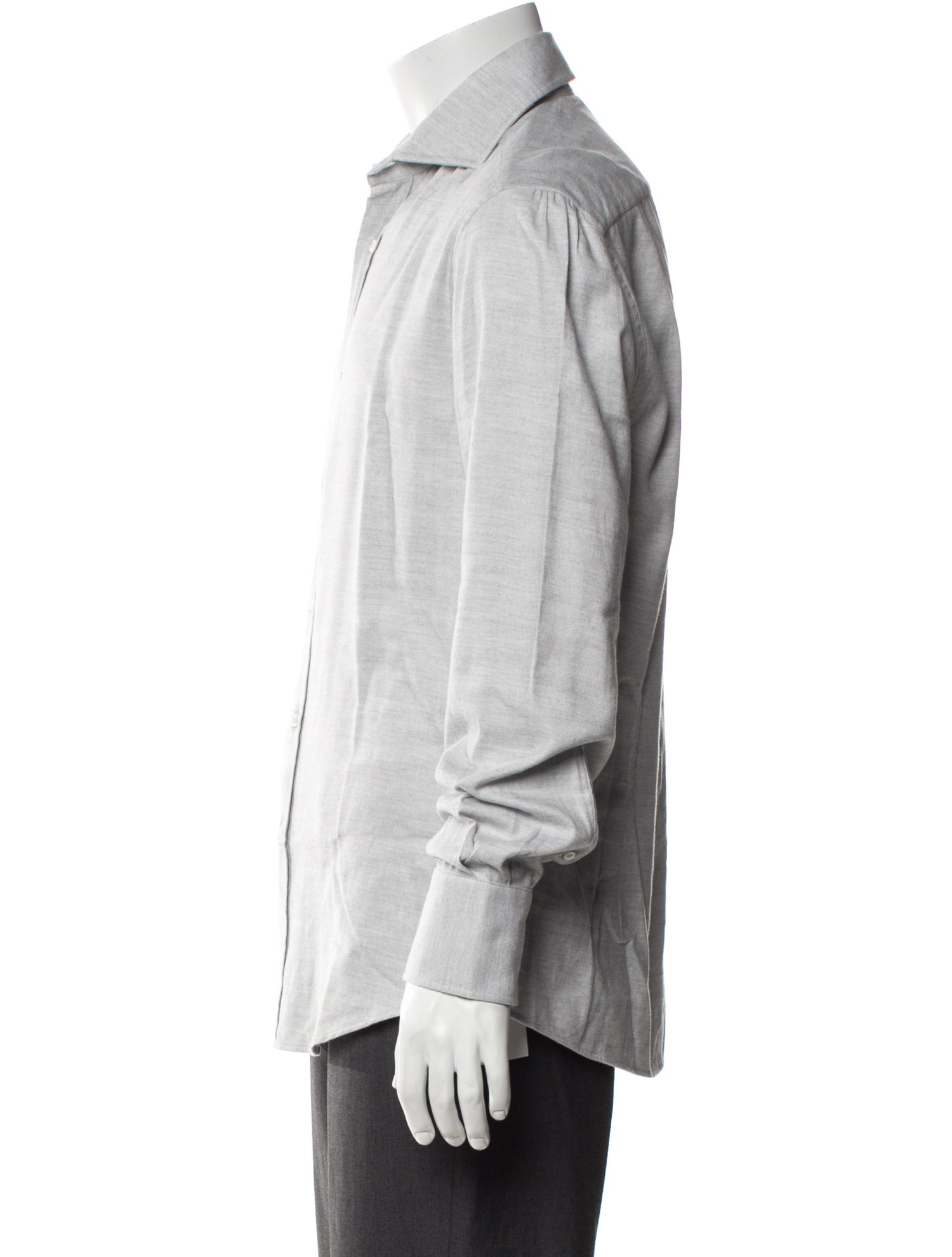 Brunello Cucinelli Long Sleeve Tuxedo Shirt