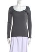 Brunello Cucinelli Scoop Neck Long Sleeve T-Shirt