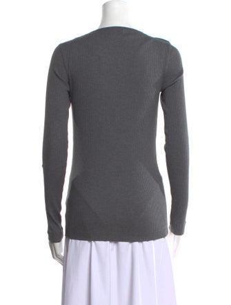 Brunello Cucinelli Scoop Neck Long Sleeve T-Shirt