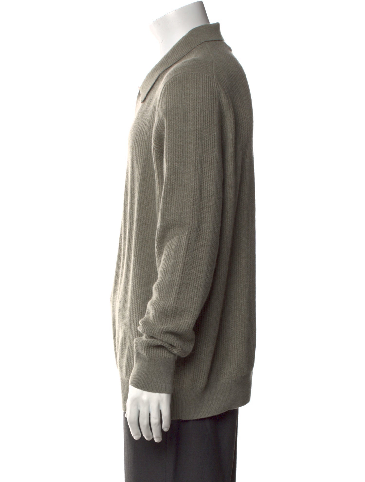 Brunello Cucinelli Cashmere Mock Neck Polo Sweater