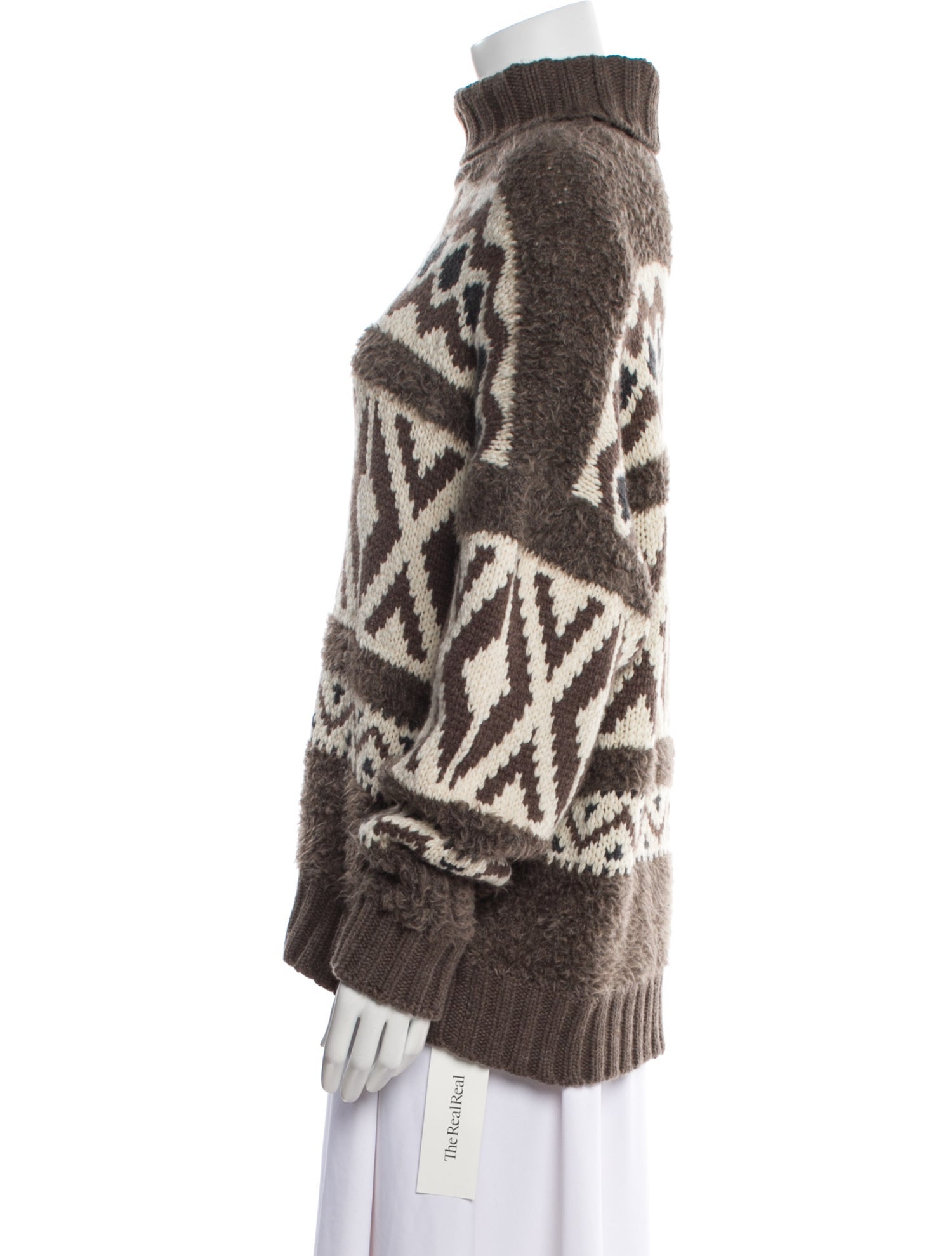 Brunello Cucinelli Cashmere Printed Sweater w/ Tags