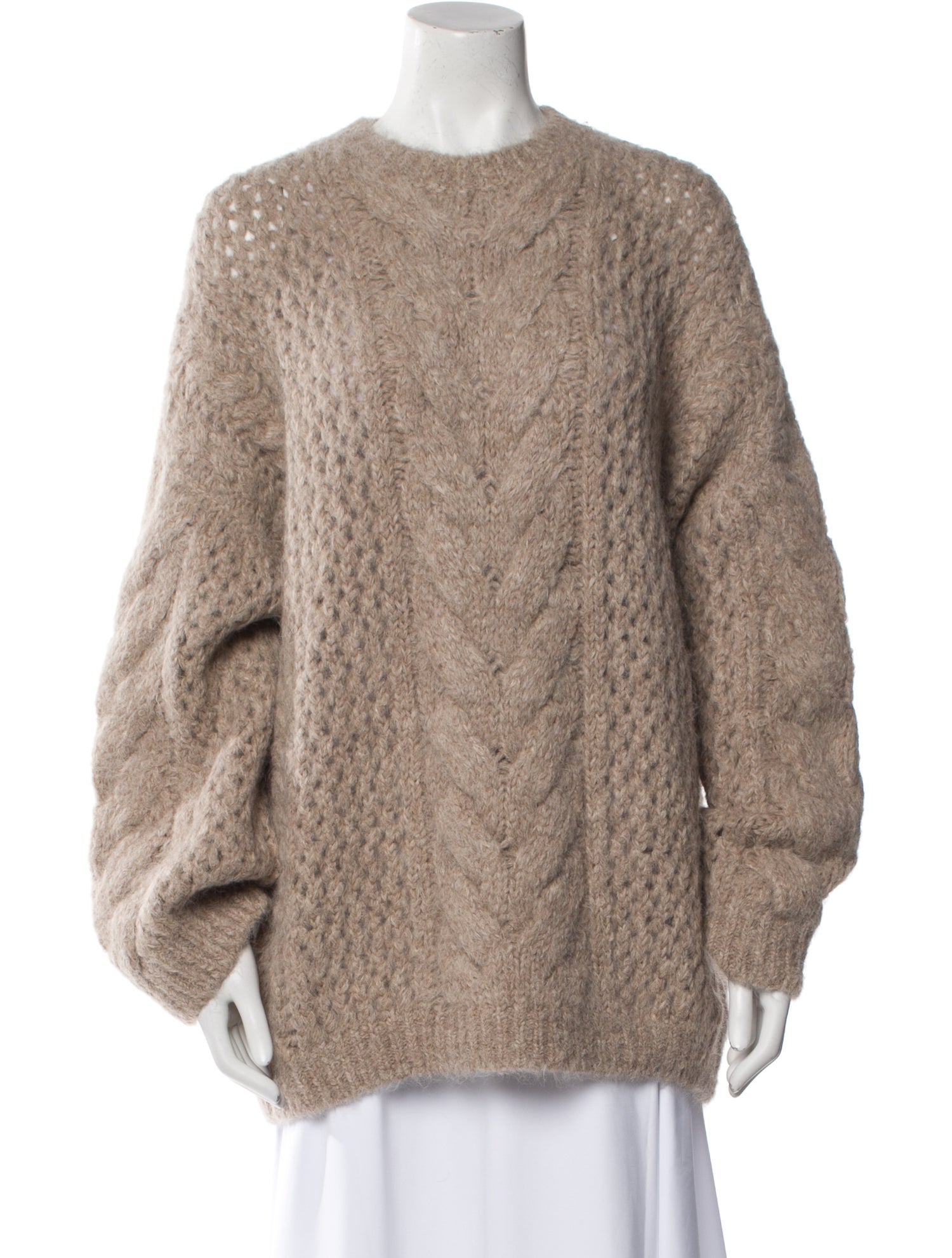 Brunello Cucinelli Alpaca Crew Neck Sweater