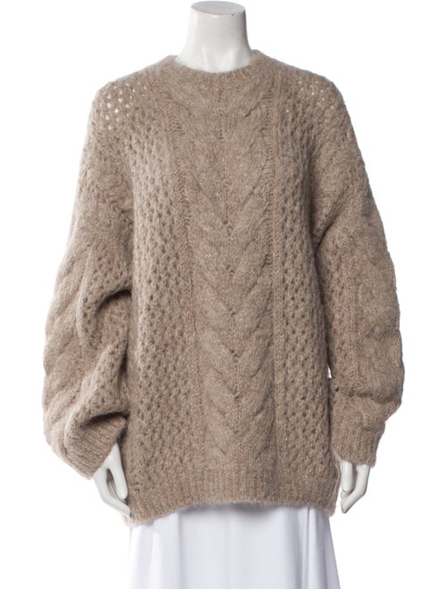 Brunello Cucinelli Alpaca Crew Neck Sweater