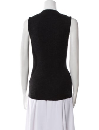 Brunello Cucinelli Wool V-Neck Top