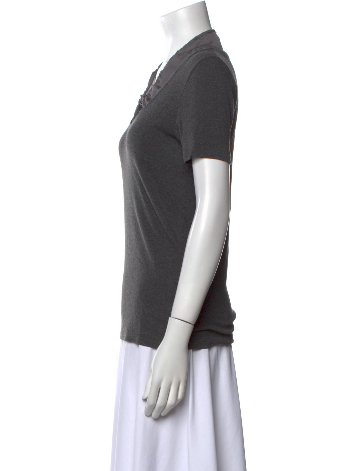 Brunello Cucinelli Scoop Neck Short Sleeve T-Shirt